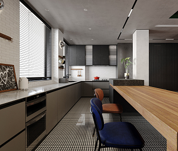 Modern Kitchen 3d model