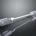 Stainless Steel Mechanical Connector With Shiny Surface And Bolted End Pieces