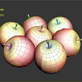 Shiny Red And Yellow Apples In A Pile On Black Surface