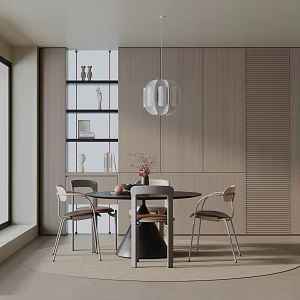 Modern dining table 3d model