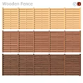 Wooden Slatted Room Dividers With Various Tones For Interior Design