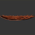 Small Boat Small Wooden Boat Fishing Boat Wooden Boat 3d model