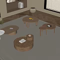 Quiet Wind Tea Table 3d model