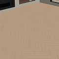 Herringbone Pattern Light Wooden Floor With Natural Wood Grain And Bright Lighting