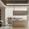 Modern Beauty Hair Salon Interior With Styling Stations Comfortable Chairs And Soft Lighting