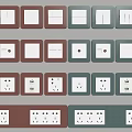 Modern socket 3d model