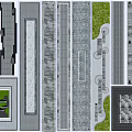 Various Garden Path Paving Designs With Different Materials And Patterns 3d model