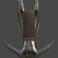 Medieval Armor 3D Render With Metal Leather Cuirass Arm Guards Skirt And Boots