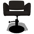 Black Leather Massage Chair With Ergonomic Design Comfortable Seating And Adjustable Base