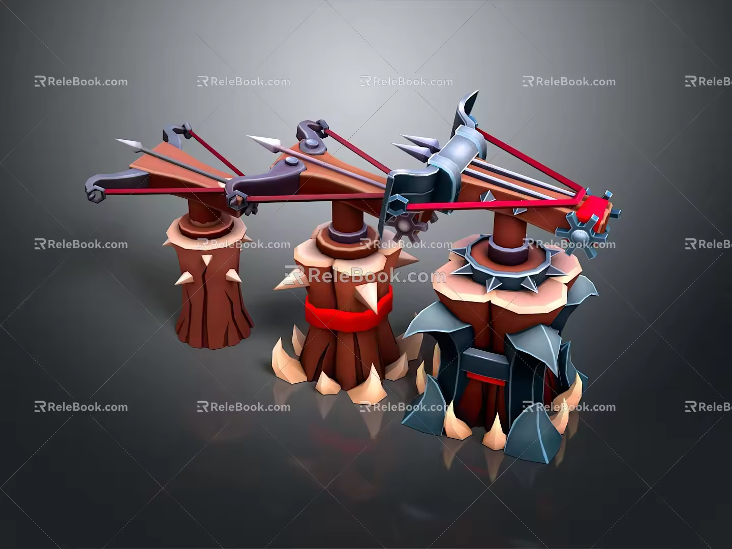 Crossbow Crossbow Crossbow Crossbow Mechanical Crossbow Shift Bow and Arrow Shoot Far Equipment Weapons High-tech Crossbow 3d model