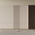 Modern background wall bedside background sofa background 3d model