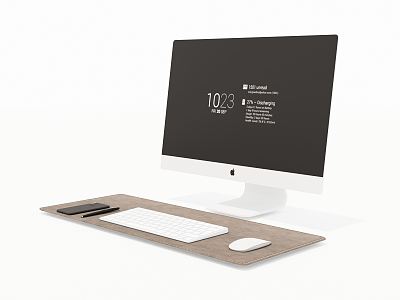 Modern computer display model