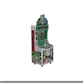 Fun Colorful Indoor Amusement Arcade Game Machine With Spinning Wheel And Coin Slot Design