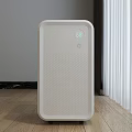 White Air Purifier Daily Use Appliance With Digital Display And Modern Design
