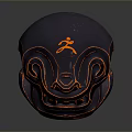 Sci-Fi Helmet Alien Helmet High Tech Helmet Game Helmet 3d model
