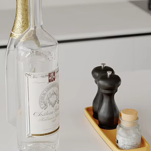 Modern Ornaments Combination Desktop Ornaments Bottle Kitchen Ornaments 3d model