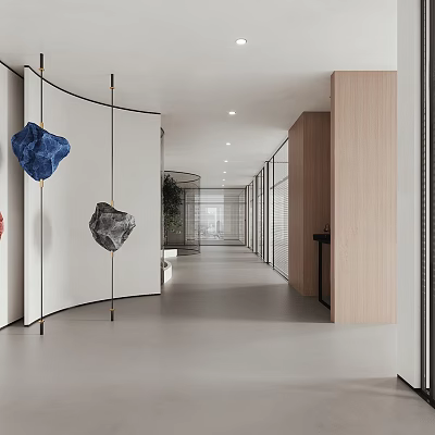 Office Corridor 3d models