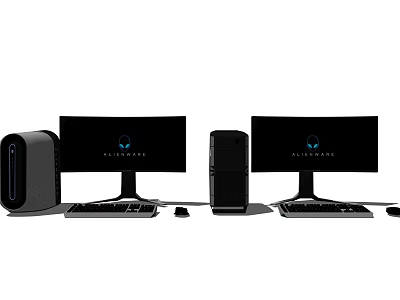 Modern Computer Desktop Computer 3d model