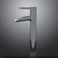 Sleek Modern Stainless Steel Faucet Hardware Tool With Single Handle For Kitchen Bathroom