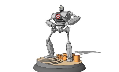 Modern Robots 3d model