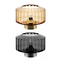 modern table lamp glass table lamp 3d model