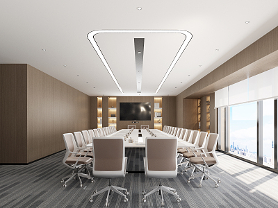 Modern Conference Room 3d model