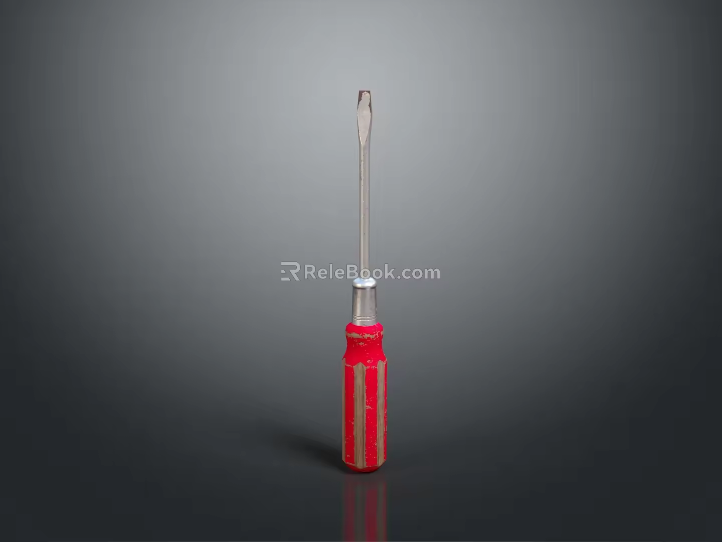 Screwdriver flat screwdriver Phillips screwdriver tool hardware tool processing tool 3d model