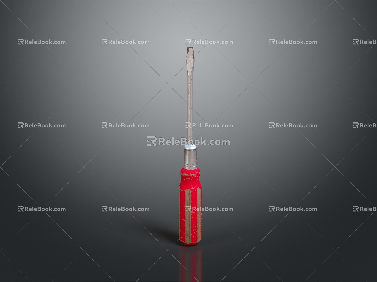 Screwdriver flat screwdriver Phillips screwdriver screwdriver screwdriver tool hardware tool processing tool 3d model