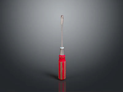 Screwdriver flat screwdriver Phillips screwdriver tool hardware tool processing tool 3d model
