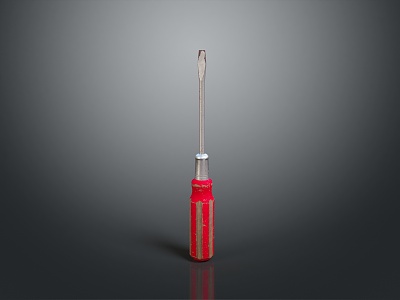 Screwdriver flat screwdriver Phillips screwdriver tool hardware tool processing tool 3d model