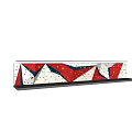 Colorful Climbing Wall Sports Equipment With Geometric Design And Rock Holds
