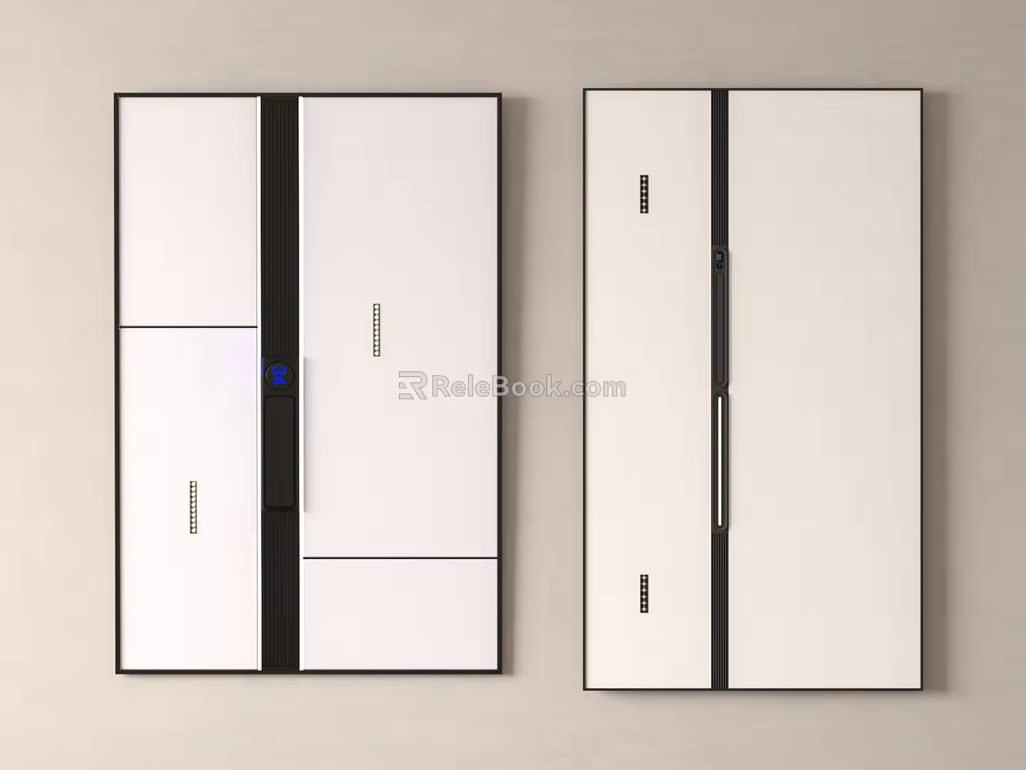 Modern honeycomb large board ceiling 3d model