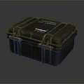 Toolbox tin box iron box plastic box container realistic 3d model