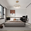 Modern Living And Dining Room Interior Design With Pendant Lighting Sofa Dining Table And Plants