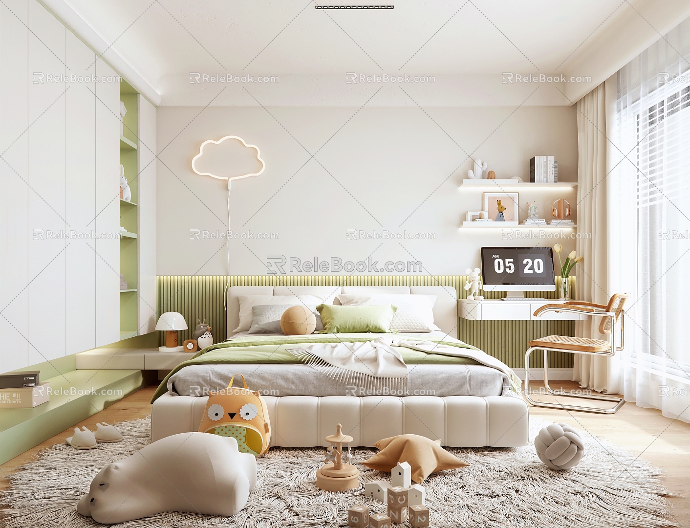 Modern Children's Room 3d model