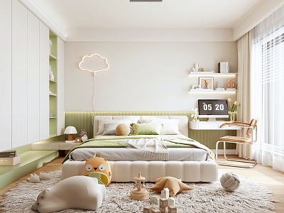 Modern Children's Room 3d model