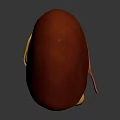 Realistic Human Liver 3D Model Showing Red Tissue And Yellow Vessels On Gray Background