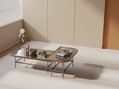 Modern coffee table model