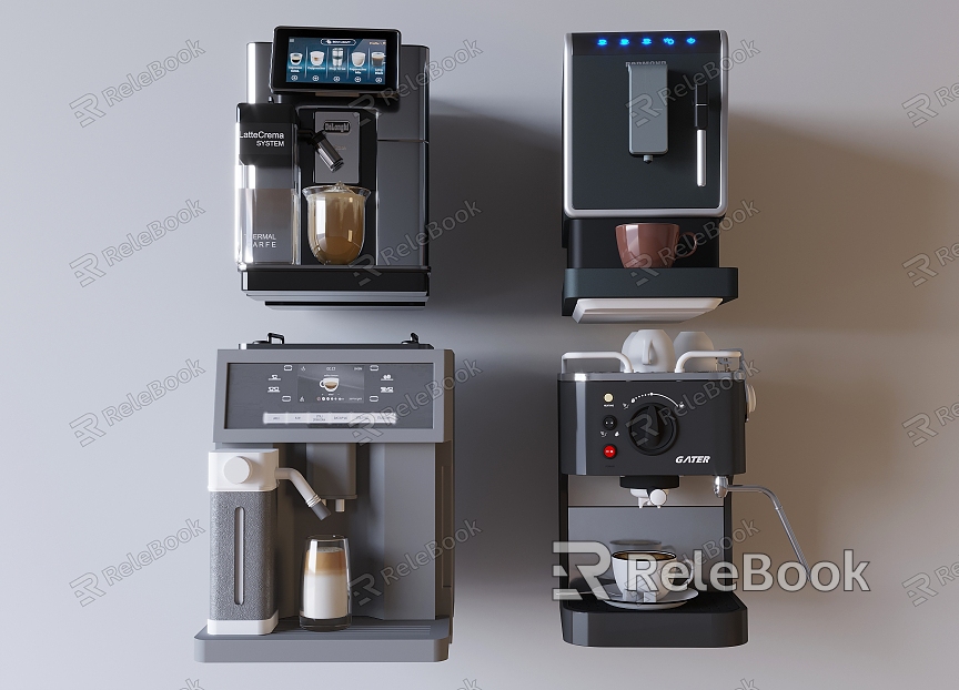 Modern Smart Coffee Machine Wall Mounted Coffee Machine Coffee Cup model