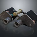 Classic Carl Zeiss Binoculars Professional Commercial Equipment With Vintage Design