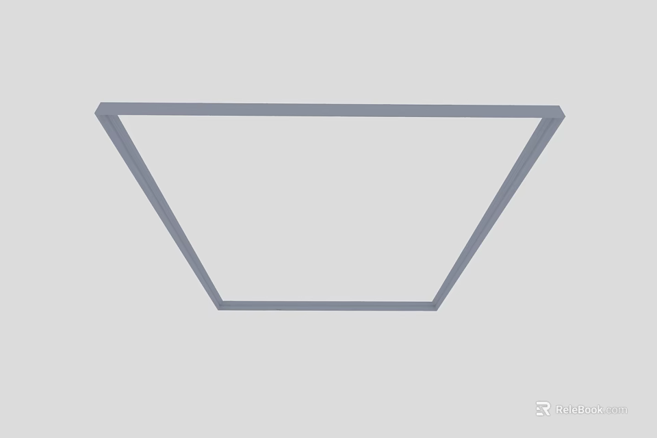 Modern Simple Geometric Fence Structure With Hexagonal Outline Design 3d model 