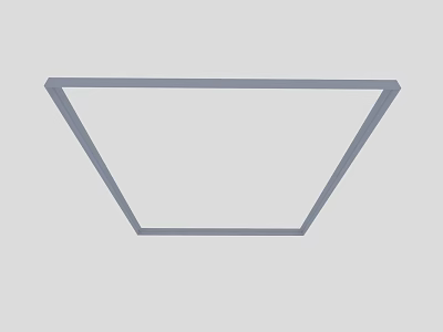 Modern Simple Geometric Fence Structure With Hexagonal Outline Design 3d model