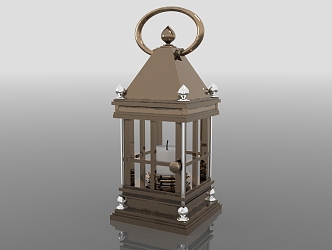 Modern Candle Lamp Candle 3d model