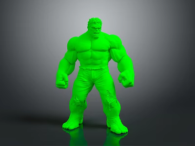 Modern Green Hulk Green Orc 3d model Modern Green Hulk Green Orc 3d model