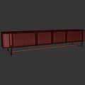 Modern living room TV cabinet 3d model