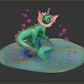 Monster Monster Monster Monster Monster Warrior Alien Monster Alien Monster 3d model