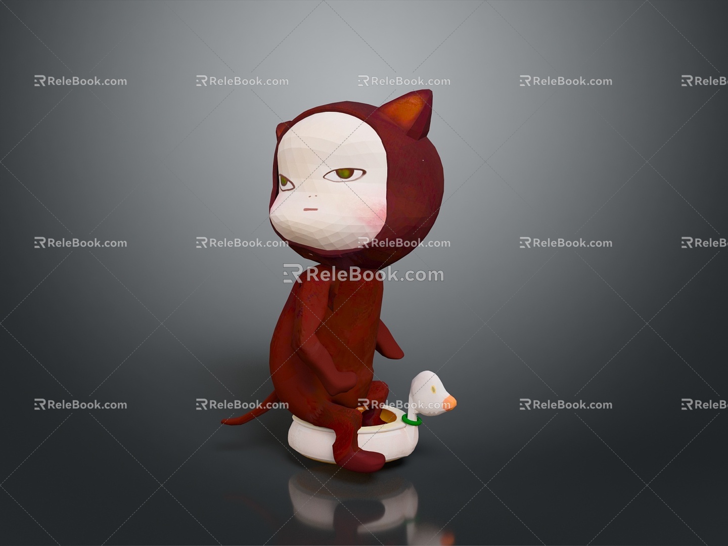 Monkey Monkey Cartoon Monkey Anime Monkey Stylized Monkey Fantasy Style Monkey Toy 3d model