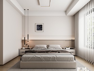 Modern Bedroom 3d model