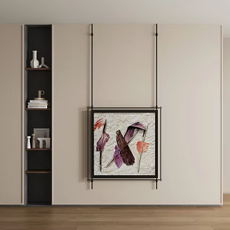 New Chinese Abstract Hanging Painting 3d model