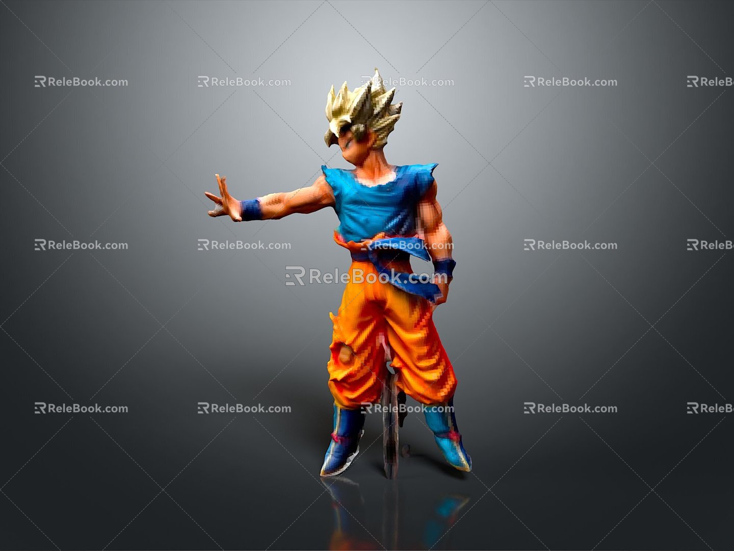 Monkey King Monkey King Dragon Ball Goku Dragon Ball Figure Game Figure Game Role Realistic Figure 3d model